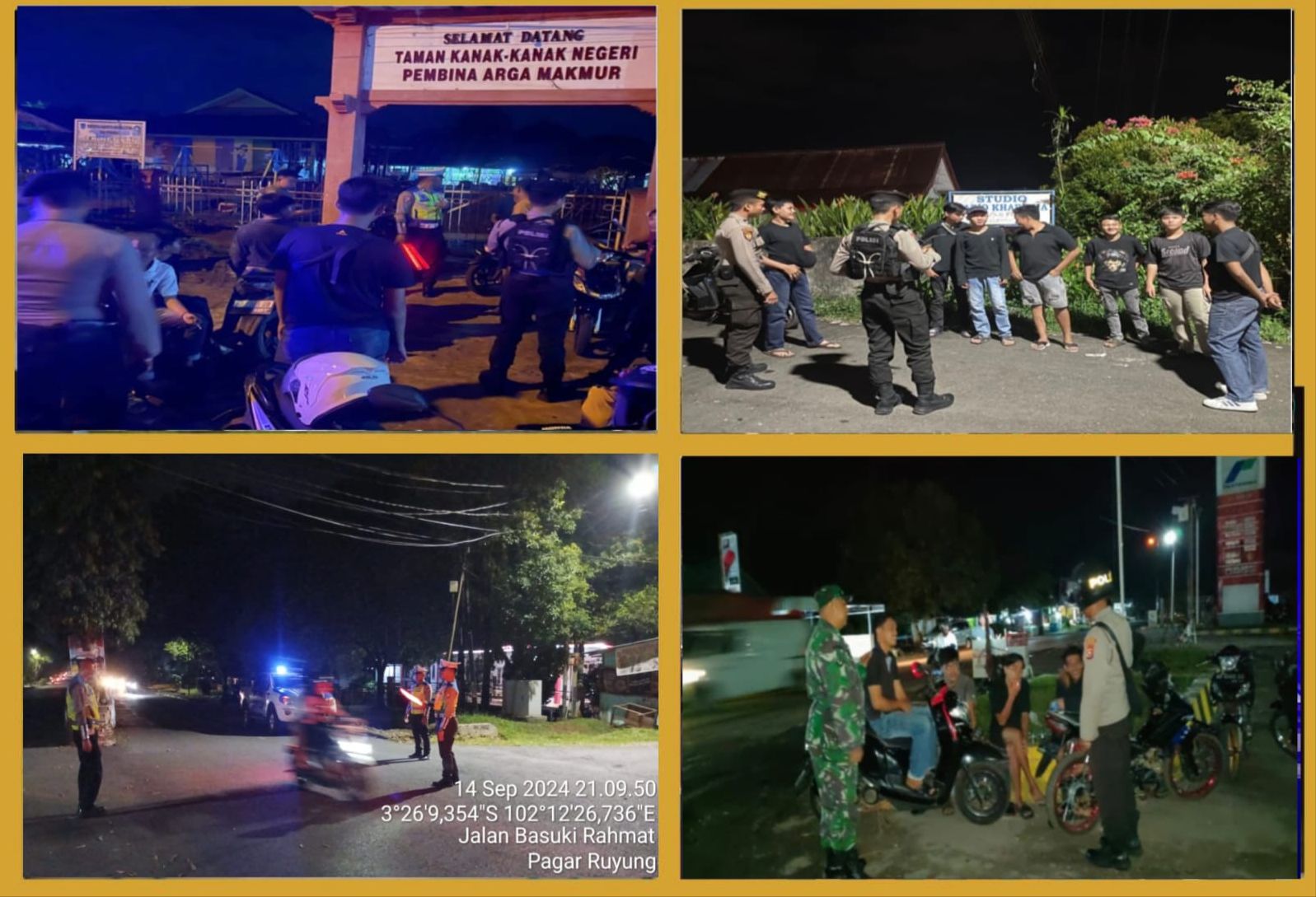 Patroli Sinergitas Blue Sky Patroli Polres Bengkulu Utara Hadirkan Keamanan Untuk Masyarakat 